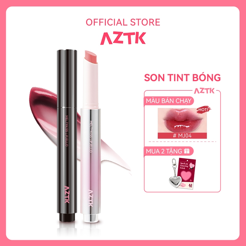 AZTK son dưỡng màu Kem son bùn son kem lì son tint bóng 1.9g