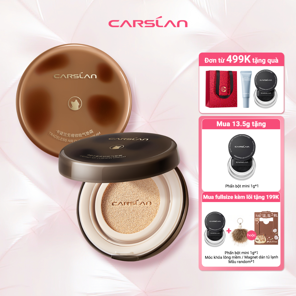 Phấn nước Lasting Carslan Cushion lâu dài Kiểm soát dầu Trang điểm mặt 13,5g