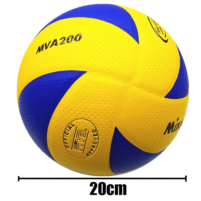 Banh Bóng Chuyền Da Mikasa V200W - Loại Da Mềm - Quả Bóng Chuyền Chuyên Dụng Size 5 