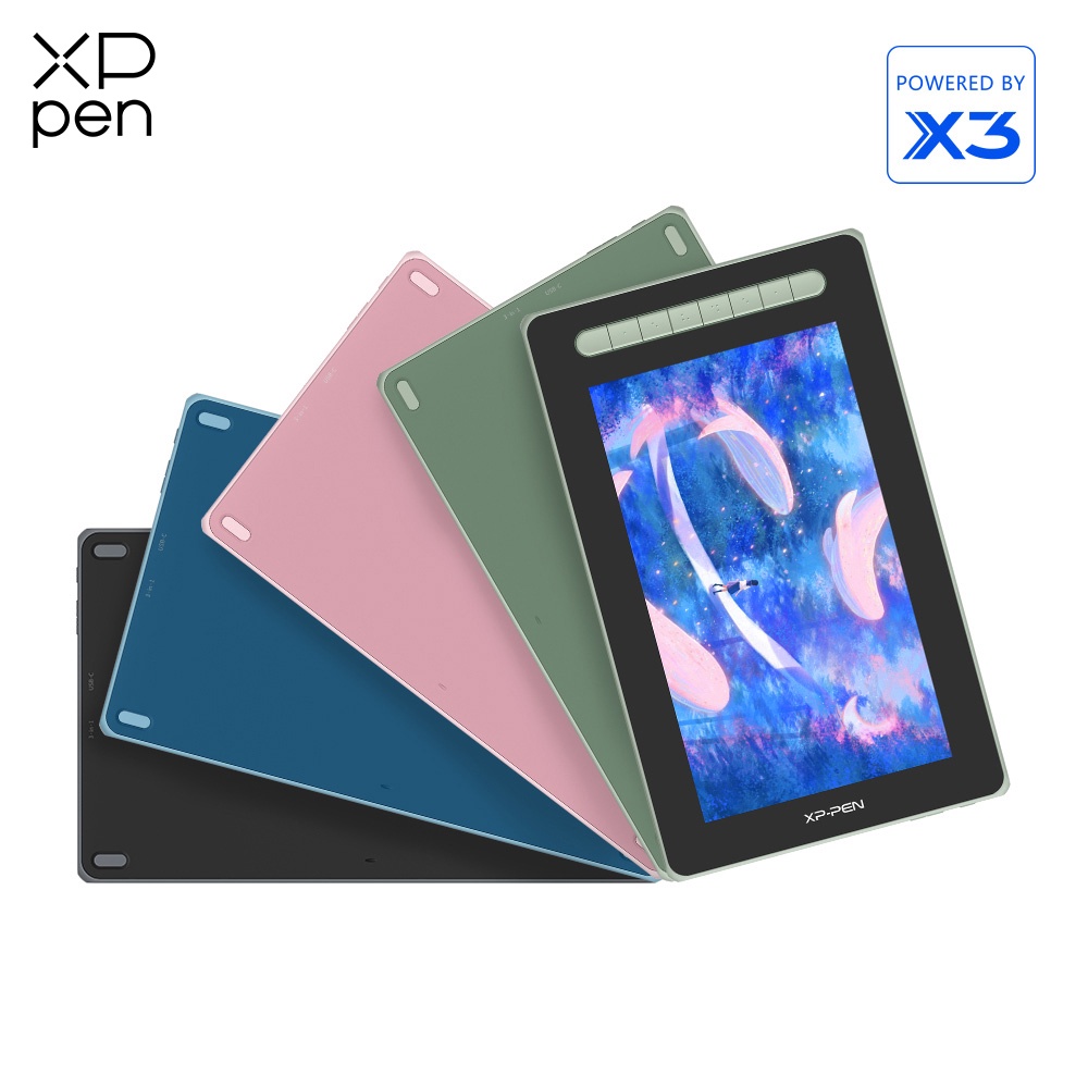 Màn hình vẽ XPPen Artist 12 2nd Pen Display với bút X3 Elite hỗ trợ nghiêng với lớp phủ phim toàn bộ