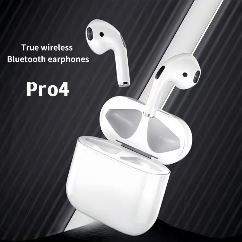 Tai nghe nhét tai không dây Pro4 Mini bluetooth 5.0, Tai vừa vặn thoải mái, Micrô tích hợp, Hỗ trợ cuộc gọi, Thích hợp cho nhiều hệ thống