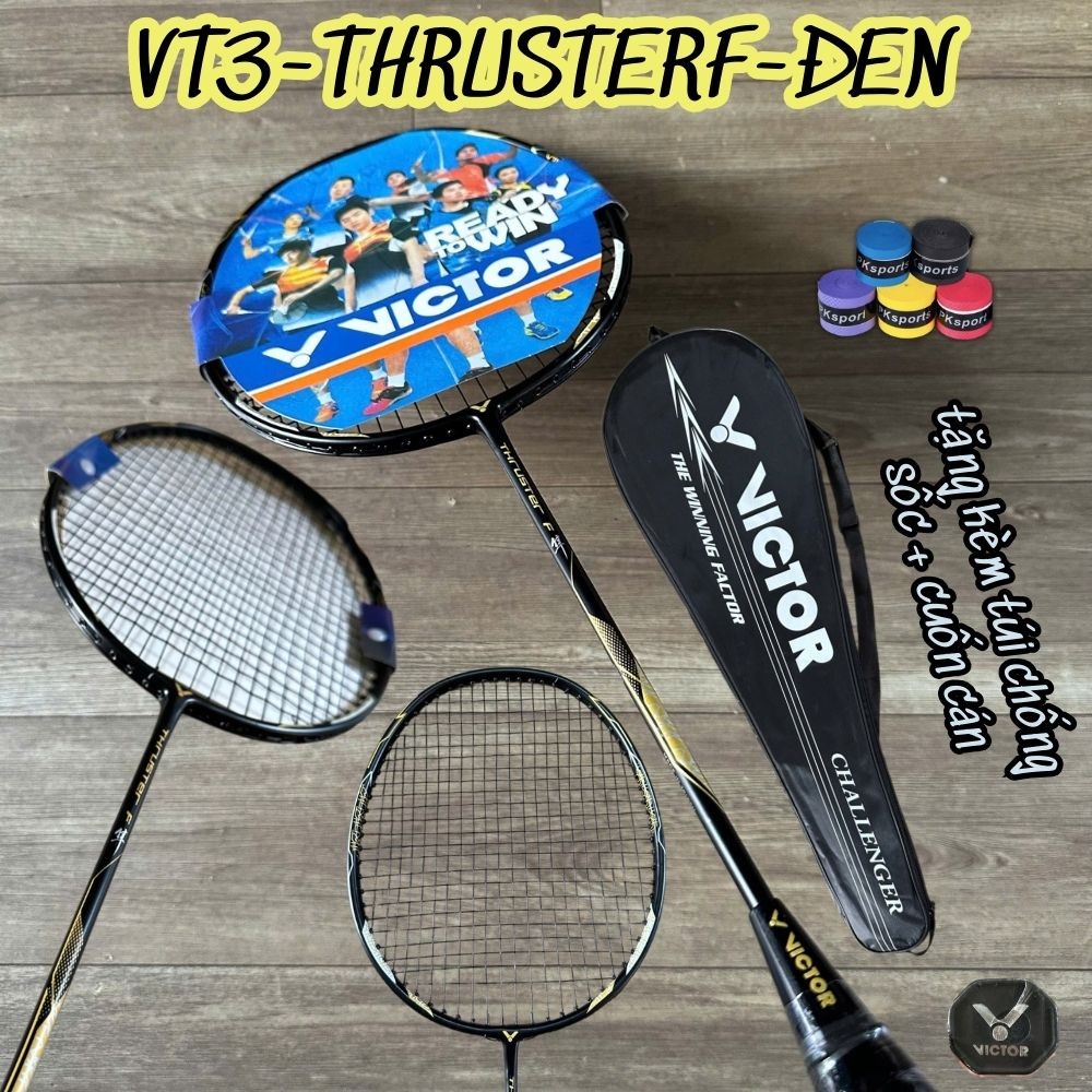 VỢT CẦU LÔNG Victor Chuyên Nghiệp Thiên Công Thủ Toàn Diện căng 8 kg Max 10kg - TẶNG TÚI+cuốn Cán