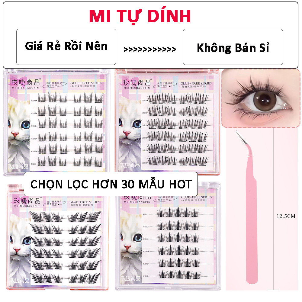 Các Mẫu Chọn Lọc Lông Mi Giả Tự Dính Meijieshangpin Chính Hãng