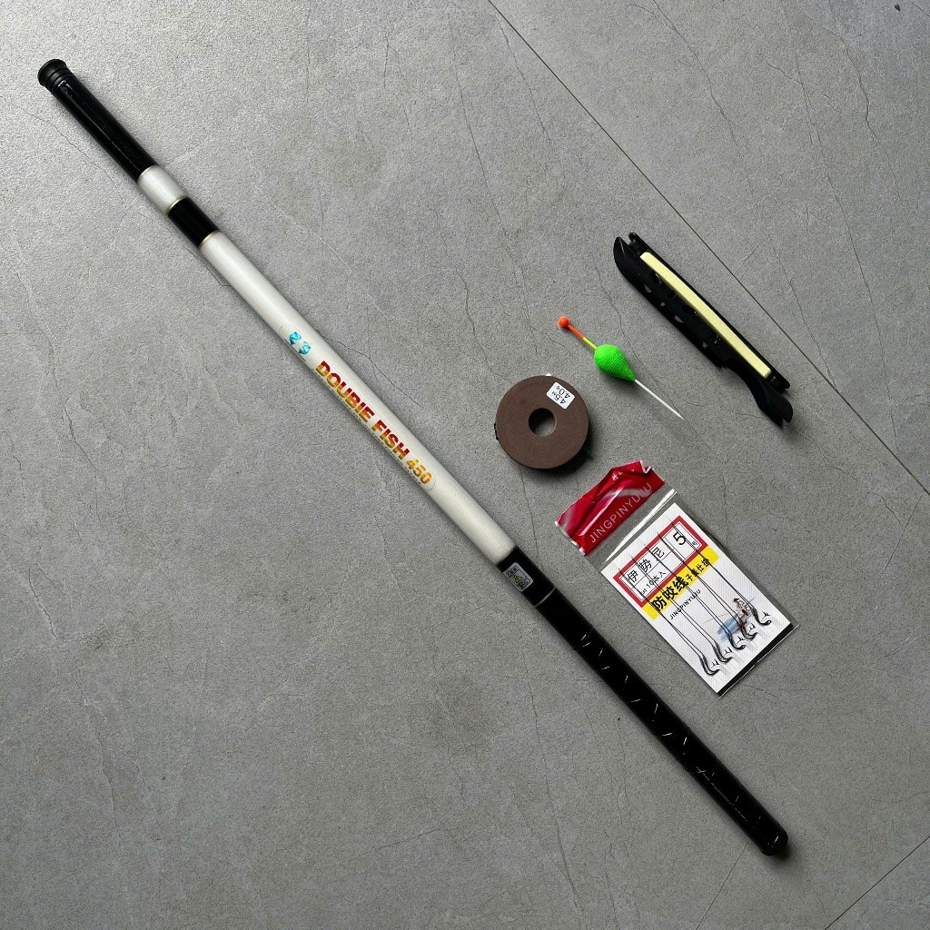 Cần Câu Tay Double Fish Cá Trắng 3H – Siêu Nhẹ, Độ Cứng Cao, Chuyên Đánh Cảm Giác