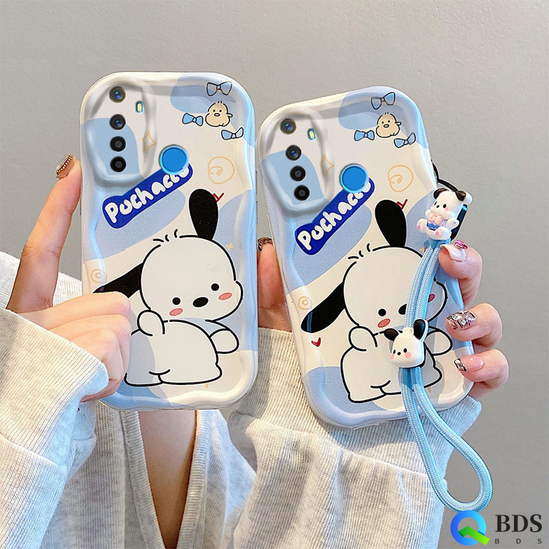 Vỏ Hoạt Hình Dễ Thương Cho Realme 5 5S 5i 6 6S 7 7i 8i 10 8 Pro 6i C3 C17 4G Vỏ Mềm Chống Rơi Sóng Kem Bao Gồm Tất Cả Có Dây Treo Vỏ Điện Thoại