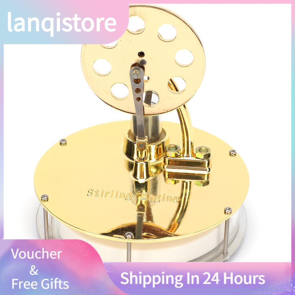 lanqistore Động Cơ Stirling Mô Hình Máy Phát Điện Tinh Tế Giáo Dục Đẹp Cho Vật Lý Cơ Khí Học Trang Trí Quà Tặng