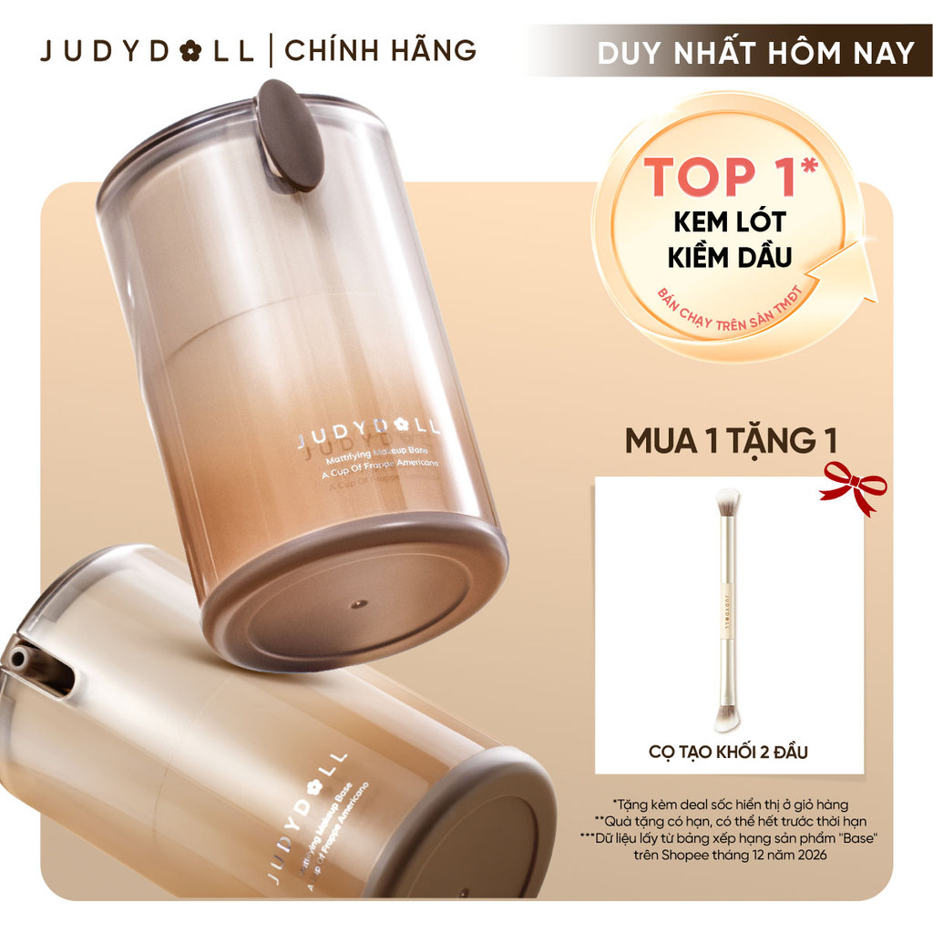 Kem lót kiềm dầu có dưỡng 2in1 Judydoll Mattifying Makeup Base 30g