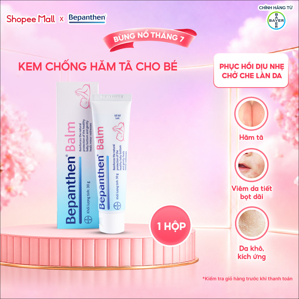 Kem Chống Hăm BEPANTHEN Balm Dạng Kem Mỡ (30G/tuýp)