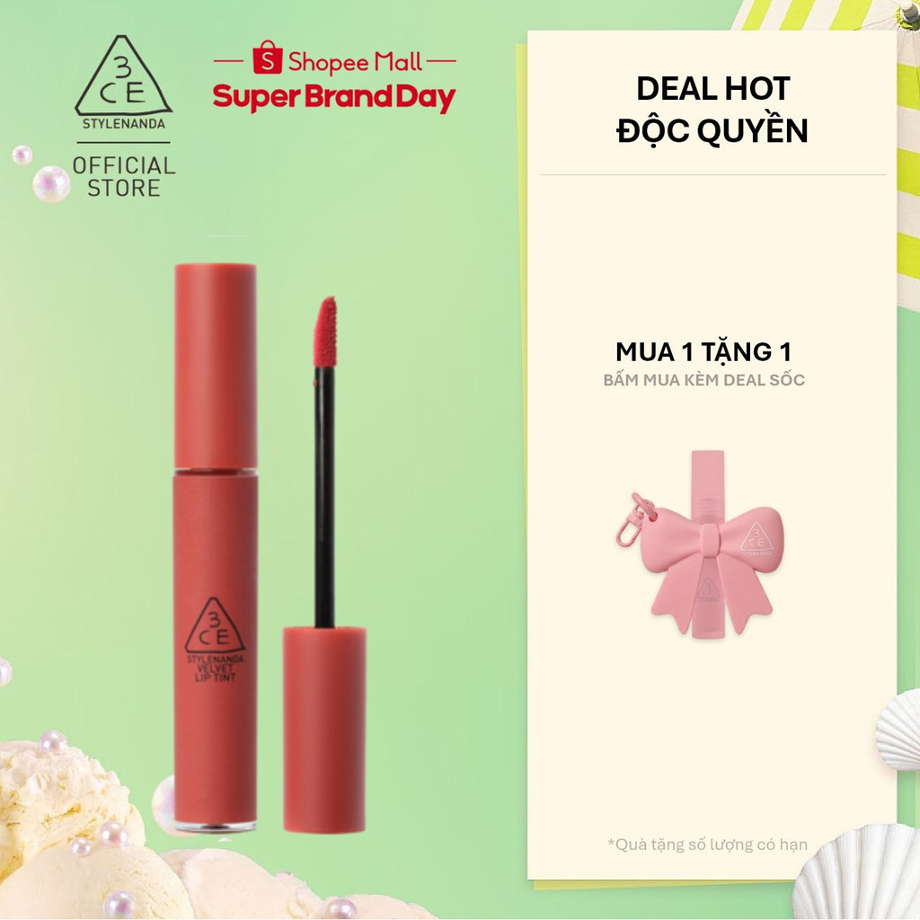 Son kem lì nhung mịn 3CE Velvet Lip Tint