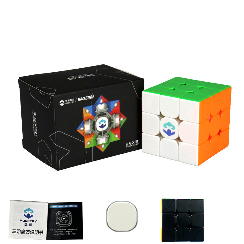 Moretry & SaoCube Tianma X3 Maglev Ball Core 3x3 Khối từ tính trở lại tự động (có mặt đen)