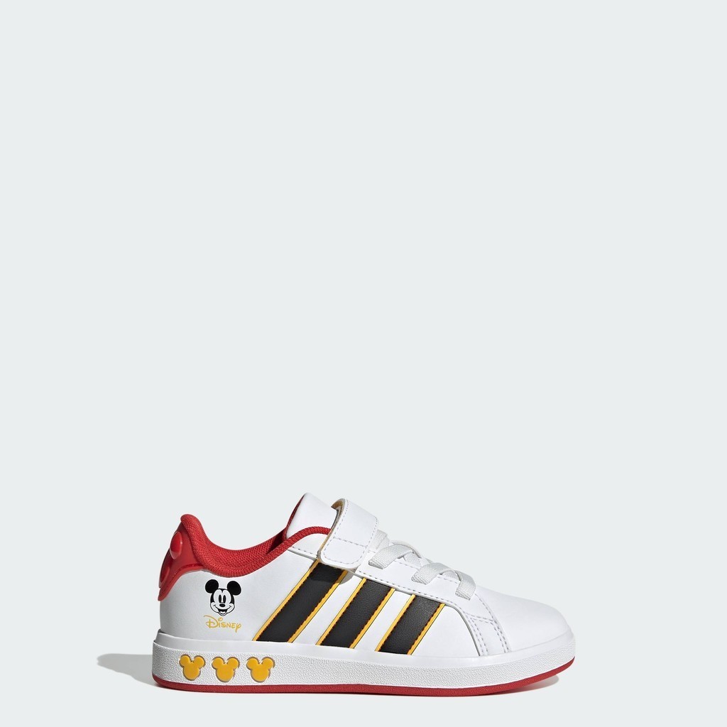 adidas Phong cách sống Giày Trẻ Em adidas Disney Mickey Mouse Grand Court Trẻ em trắng JQ8067