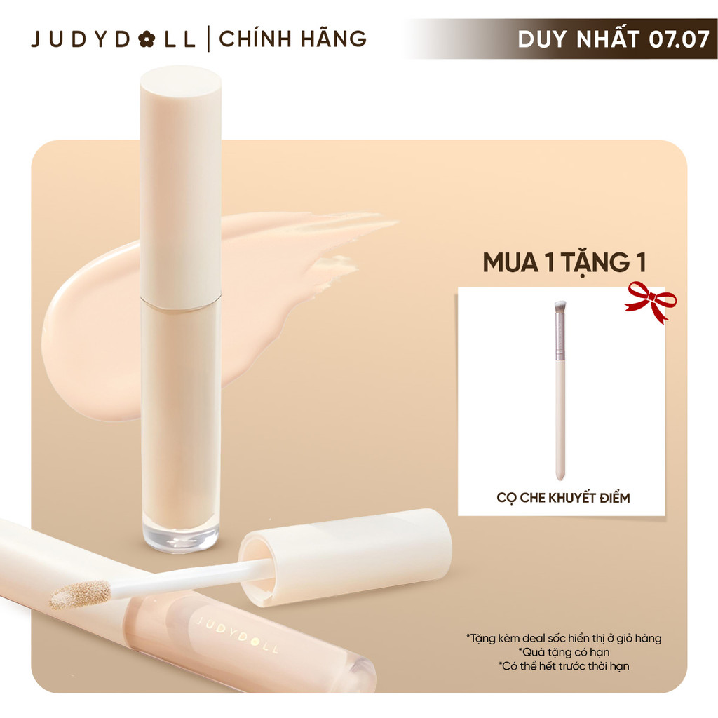 JUDYDOLL Kem che khuyết điểm Traceless Cloud-Touch Concealer Không cakey Tiệp da Lâu trôi 3.2g