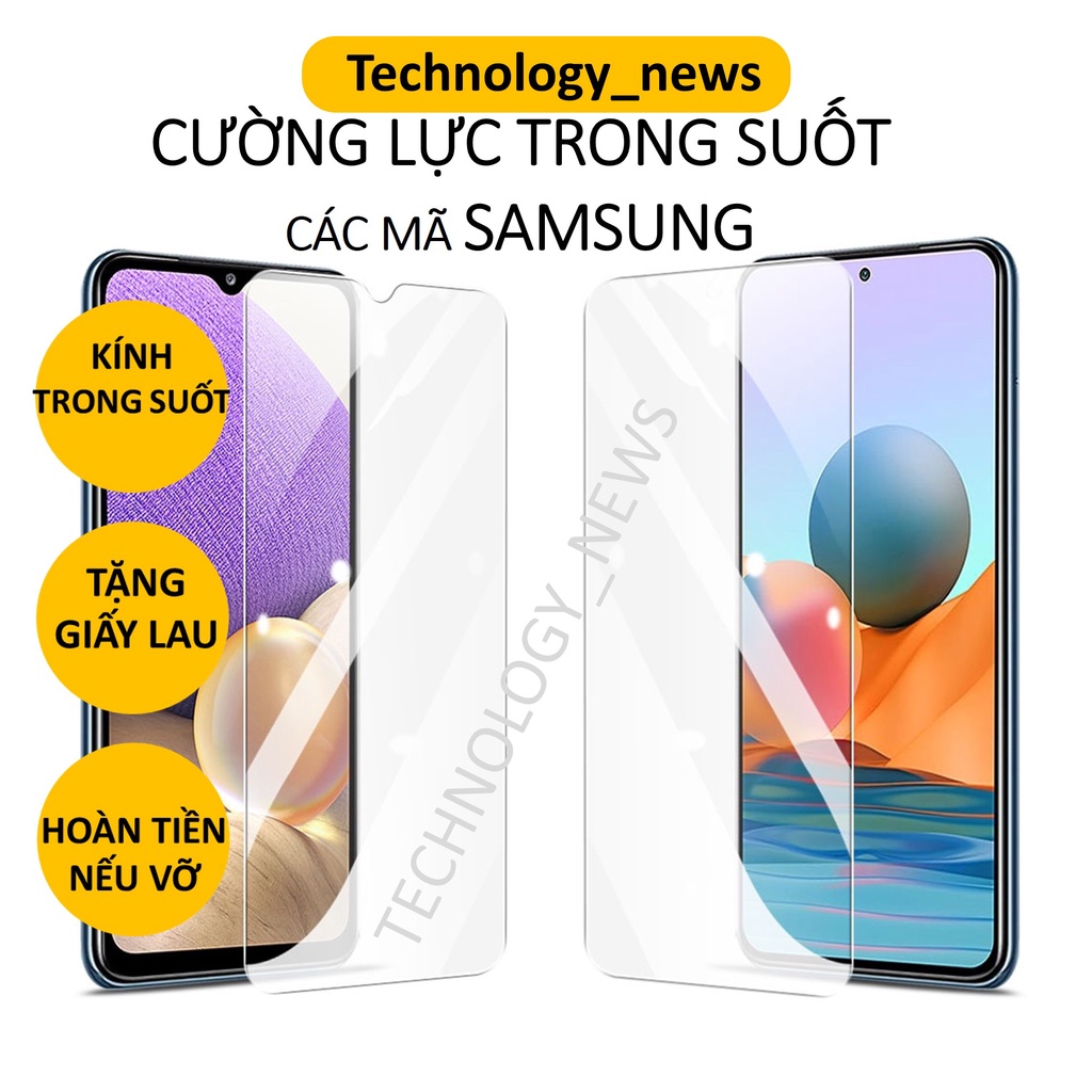 Kính cường lực Samsung A15 A14 A24 A25 A13 A34 A32 A05 A04 A73 A52 A72 M15 A06 A12 A03 A51 A53 A71 A11 A70 A20 A30 A50