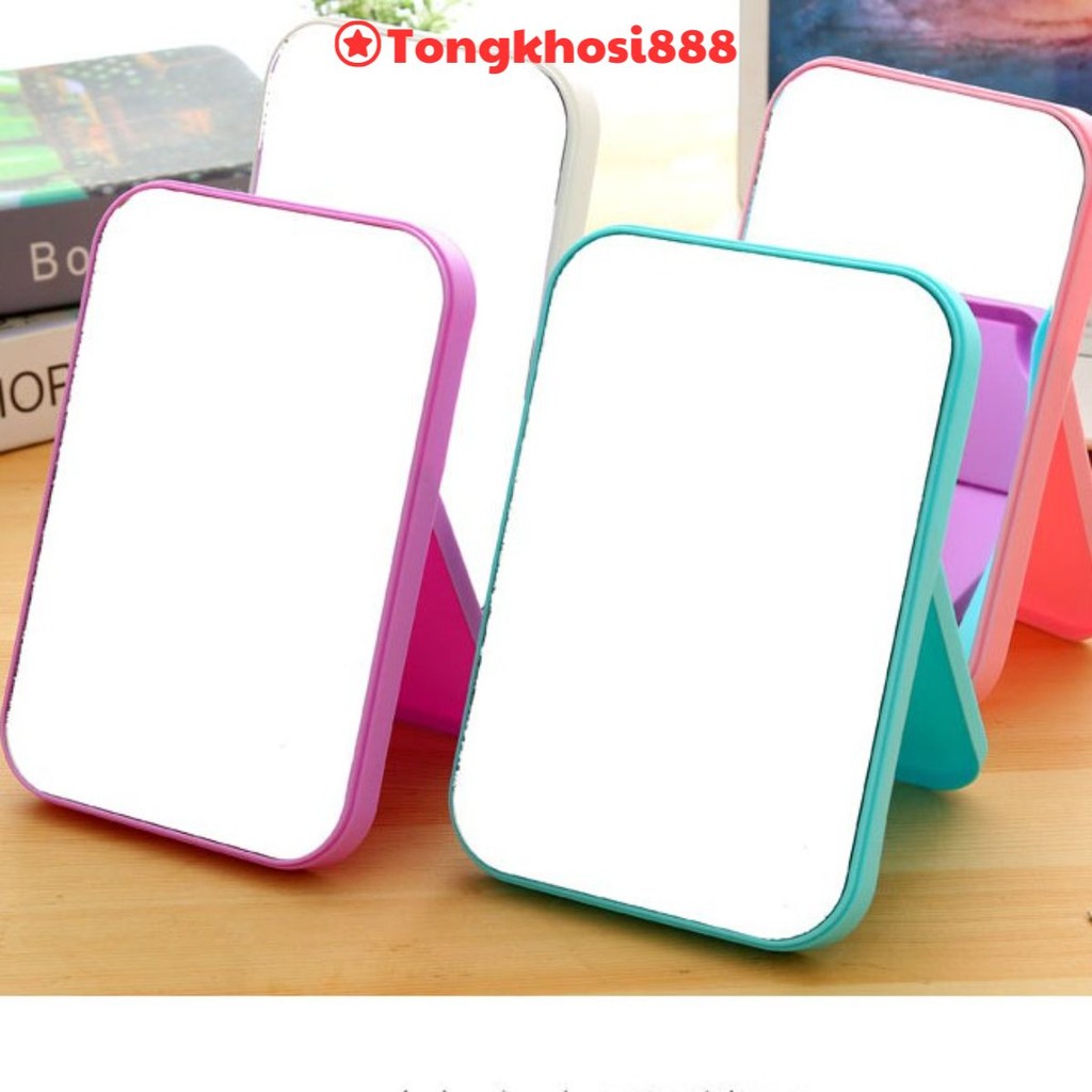 PVN5766 Gương để bàn trang điểm, gương trang điểm hàn quốc dễ thương kute T888