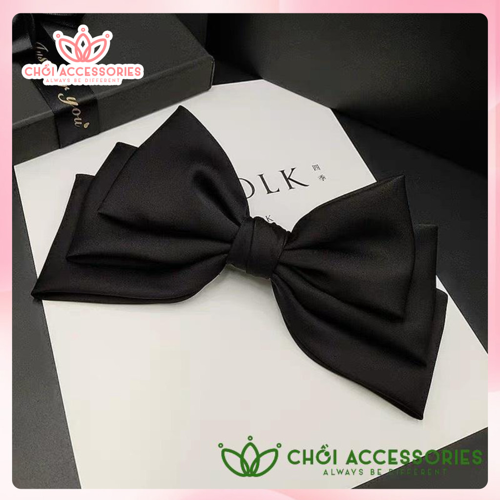 Cặp tóc nơ nhiều tầng cặp tóc nữ cặp sau phồng đáng yêu Chồi accessories - Y134