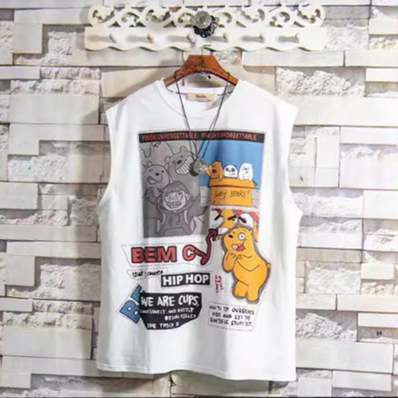 Áo Thun Nam Ba Lỗ Tanktop Mùa Hè Họa Tiết Hoạt Hình Độc Đáo Form Rộng Thời Trang Zenkonu TOP NAM 321V1 CLM