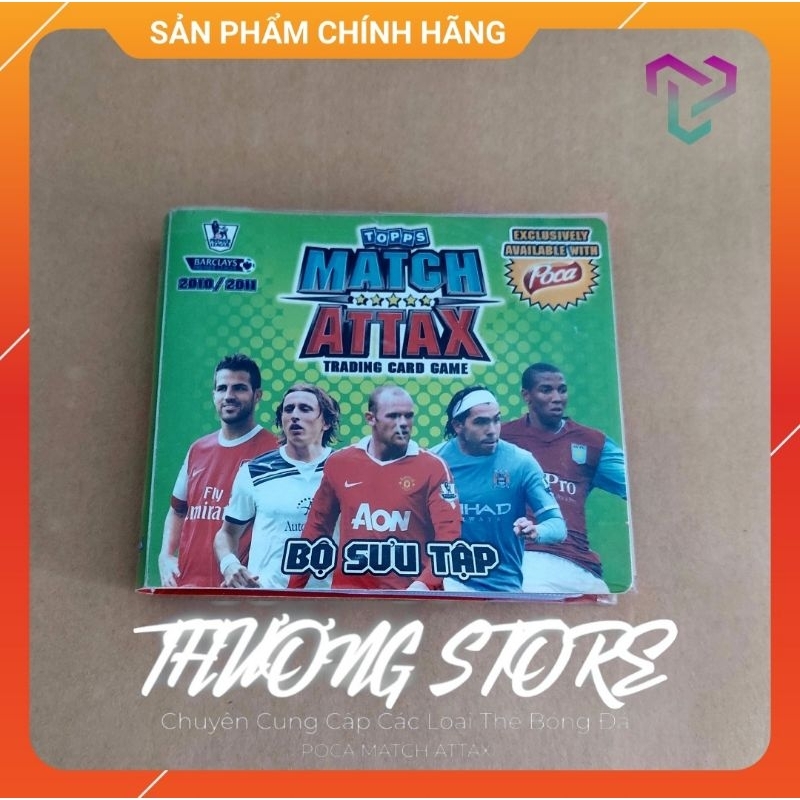 FULL 54 THẺ CẦU THỦ POCA MATCH ATTAX PHIÊN BẢN NĂM 2010-2011