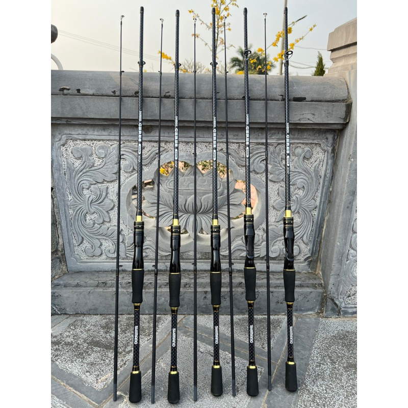 cần câu Lure 2 khúc Shimano Ceres máy đứng và ngang