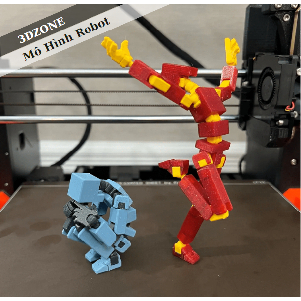 Kit Mô Hình Robot LUCKY 13 Mô Hình Có Khớp Cử Động Siêu Thật Action Figure