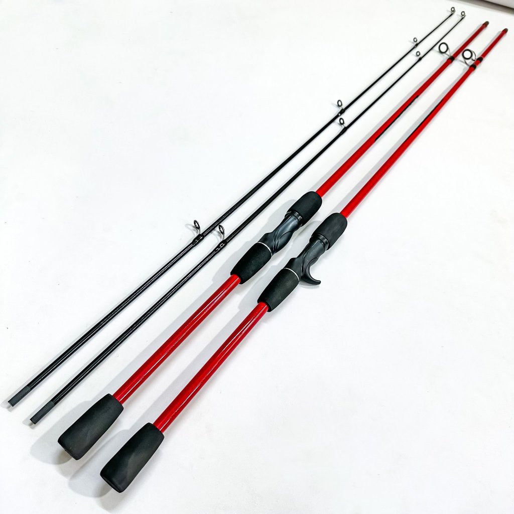 Cần câu cá chuyên lure dỏ rise spin có ngang và đứng 1m65 1m8 2m1