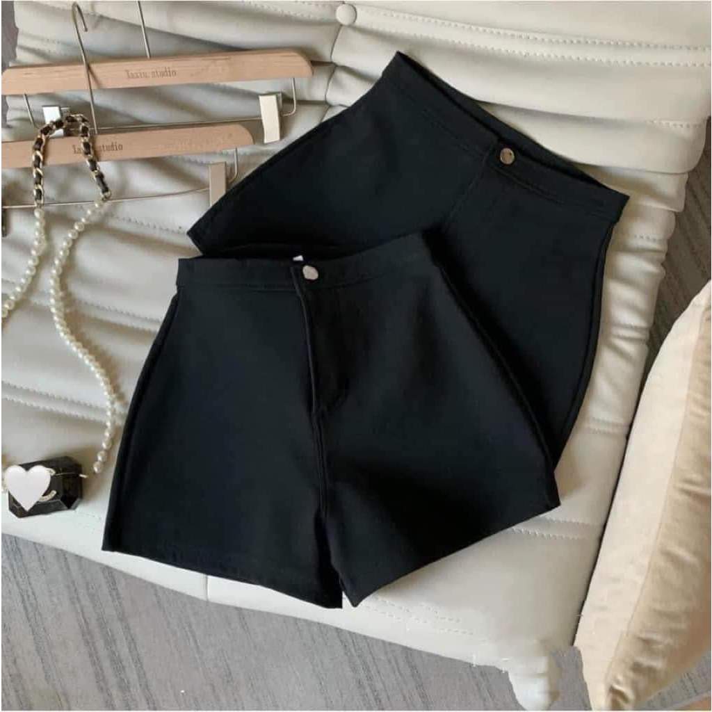 Quần ôm chất umi cạp cao có cúc và khóa sau lưng ống ôm co dãn 4 chiều QÔ 05