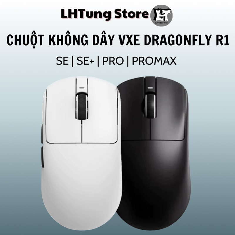 [SẴN GIAO NGAY] Chuột không dây VXE Dragonfly R1 SE | PROMAX