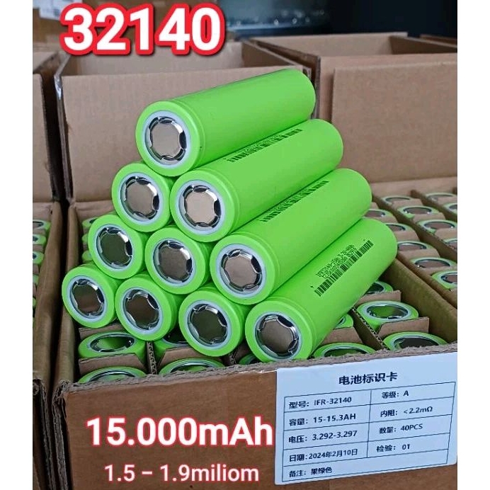 Pin 32140 15.000mah 1cell 3.2v mới 100% Kèm Khung Hàng A 15.5-15.6Ah