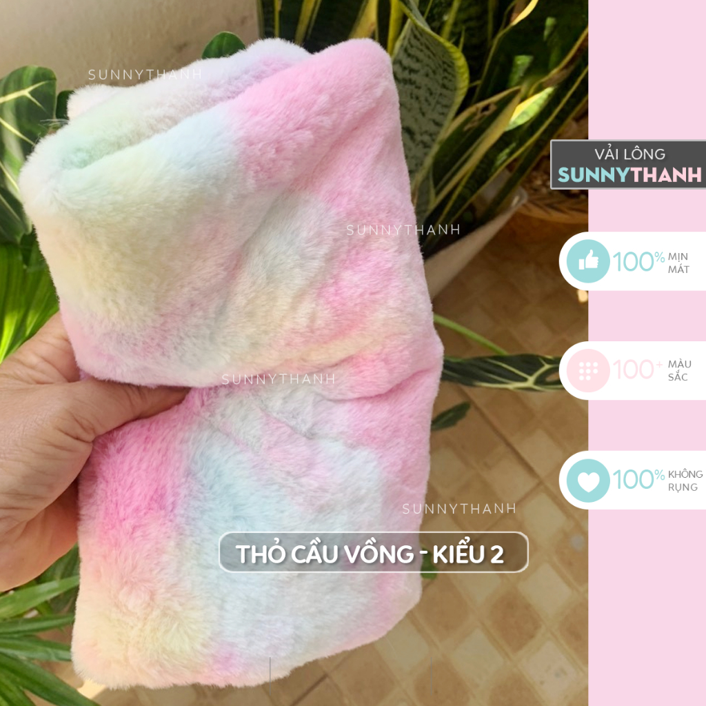 Vải lông TRẢI BÀN học, bàn làm việc, bàn trang điểm siêu sang trọng