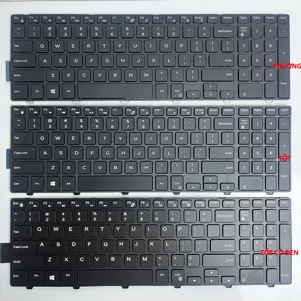 Bàn phím laptop Dell Inspiron 3541 3542 3543 3547 3551 3552 3558 3559 3567 3878
