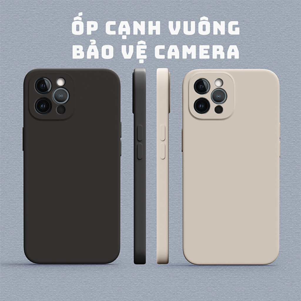 Ốp Iphone 12/12 Pro/12 ProMax/12 Mini cạnh vuông UNICASE |Vỏ điện thoại bảo vệ camera