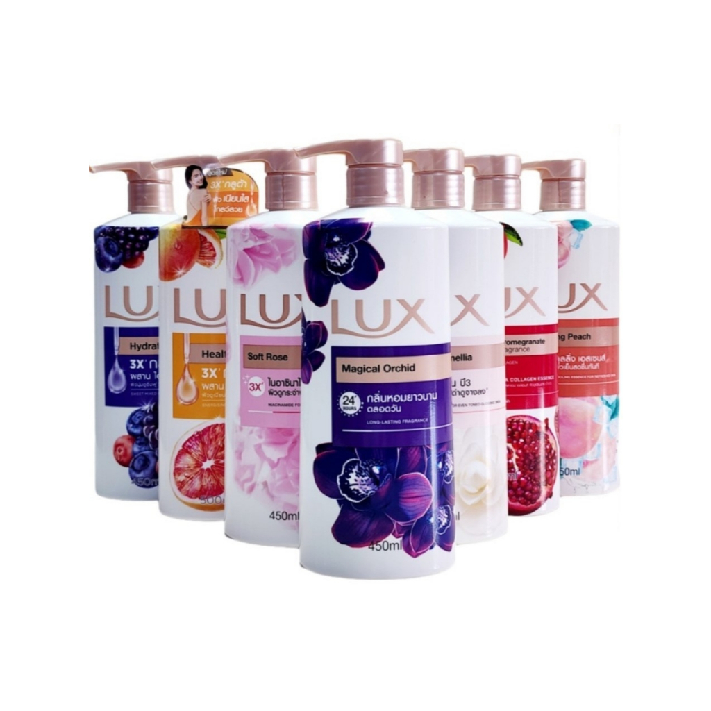 Sữa tắm Lux hương nước hoa 450ml Thái Lan Chính Hãng - Thơm lâu dưỡng da trắng mịn và cấp ẩm
