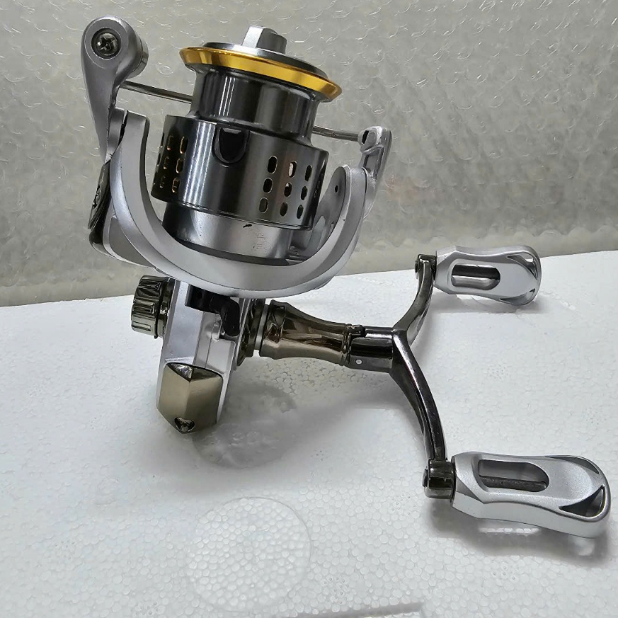 Máy câu cá SW 2500 kim loại tay quay đôi đa năng công nghệ japan siêu khỏe