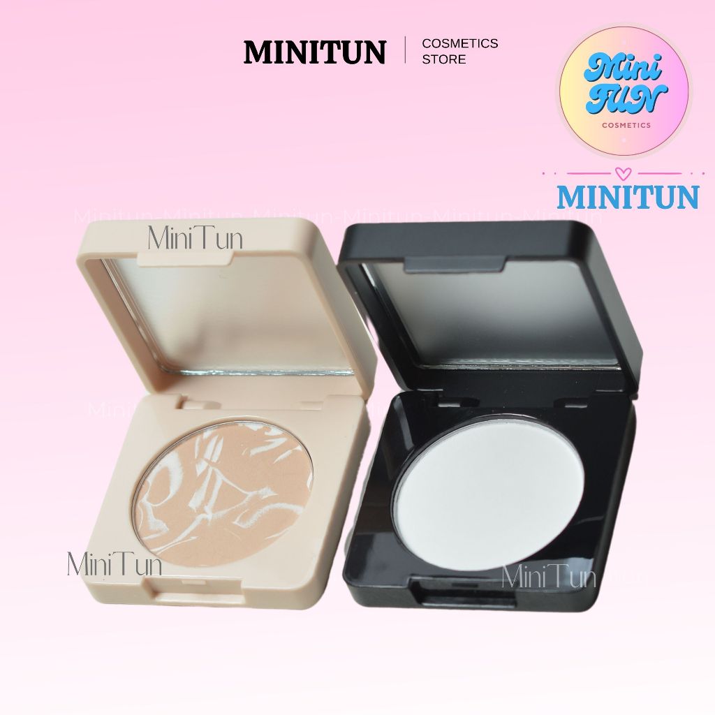 Phấn Nén Carslan Mini và Phấn Bột Mini Carslan Kiềm Dầu Nâng Tone MiniTun