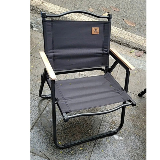 Ghế Dã Ngoại Camping, Cafe Vải Đen Gấp Gọn, Tiện Lợi Di Chuyển Nhập Khẩu Nguyên Chiếc