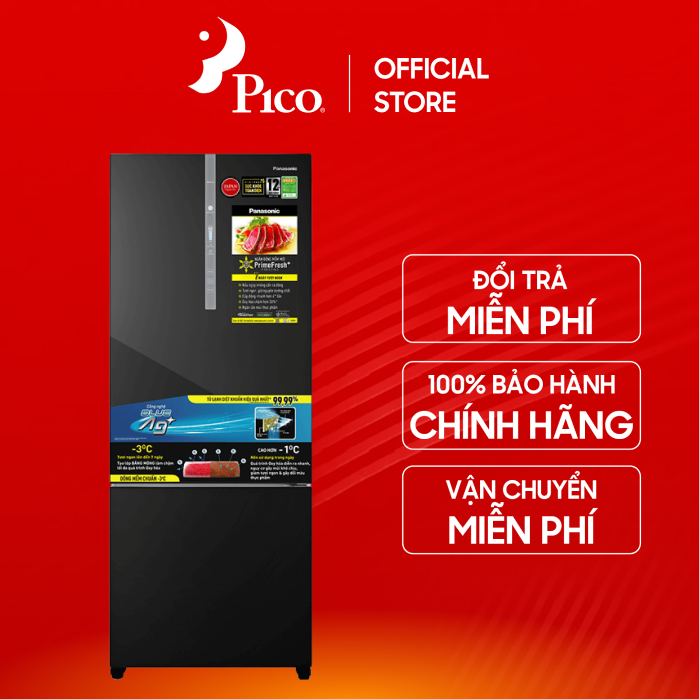 [Pico Official - Lắp đặt 0Đ HN HCM] Tủ lạnh Panasonic Inverter 420 lít NR-BX471WGKV