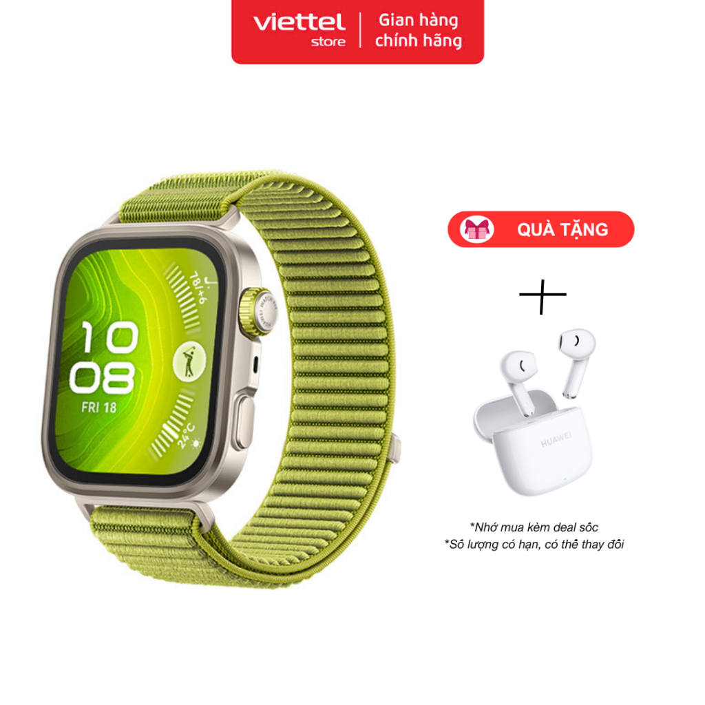 Đồng Hồ Thông Minh HUAWEI WATCH FIT 4 Pro Chính hãng | Mỏng Nhẹ | Thể Thao & Sức Khỏe | Lên Đến 10 Ngày Sử Dụng| ECG*