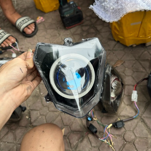 Bi cầu F11 đen bản mới 2025 choá zin bi cầu xmen tặng mạch tải
