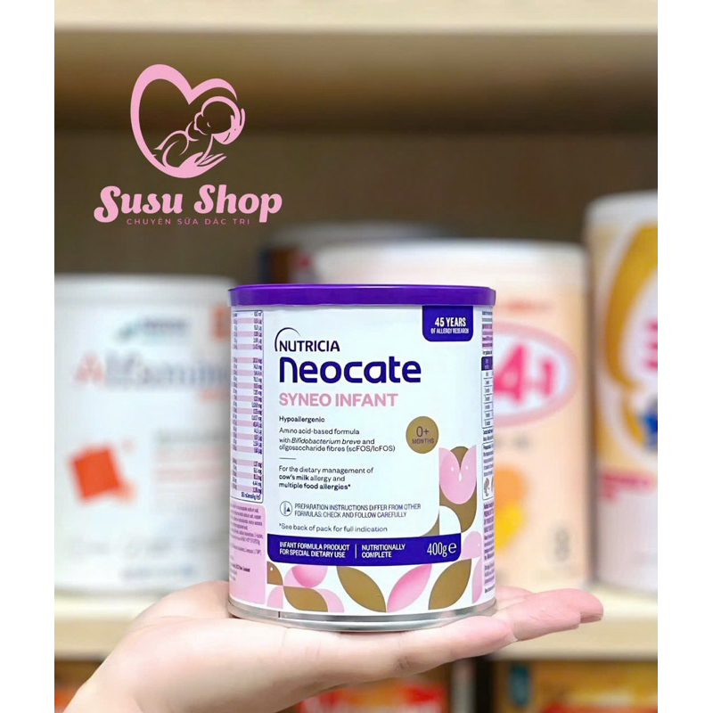 [HÀNG AIR- MẪU MỚI] Sữa Neocate Syneo của Úc dành cho bé dị ứng đạm bò 400g