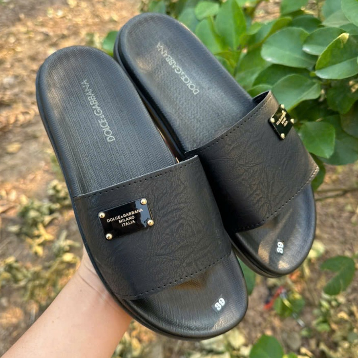 Dép Nam,Dép Lê Nam Quai Ngang Chất Liệu Quai Da Cao Cấp , Sang Trọng Cực Chất 2025