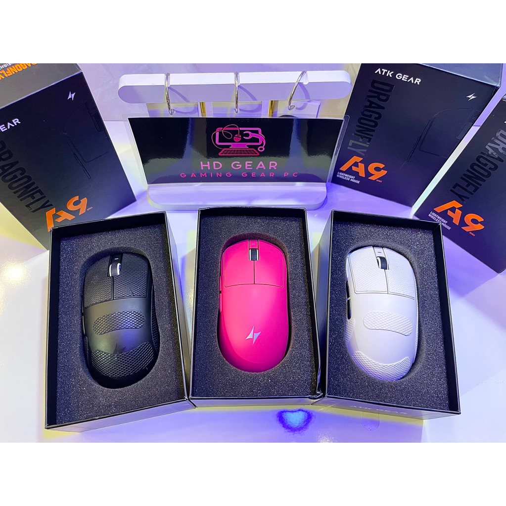 (Chính hãng) Chuột Không Dây Gaming ATK Dragonfly A9 Air/ A9 mini / A9 Ultimate / A9 Ultra Max/ A9 plus