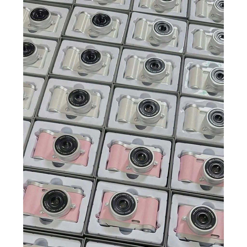 Máy chụp ảnh mini 512G retro kỹ thuật số CCD 4K cho học sinh – nhỏ gọn, thời trang, chụp siêu nét