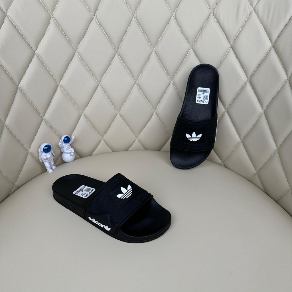 Sỉ Dép SLL Dép, Dép Nam Nữ Quai Ngang Hàng Đẹp đi êm chân lô gô lá giữa lô gô cạnh đế