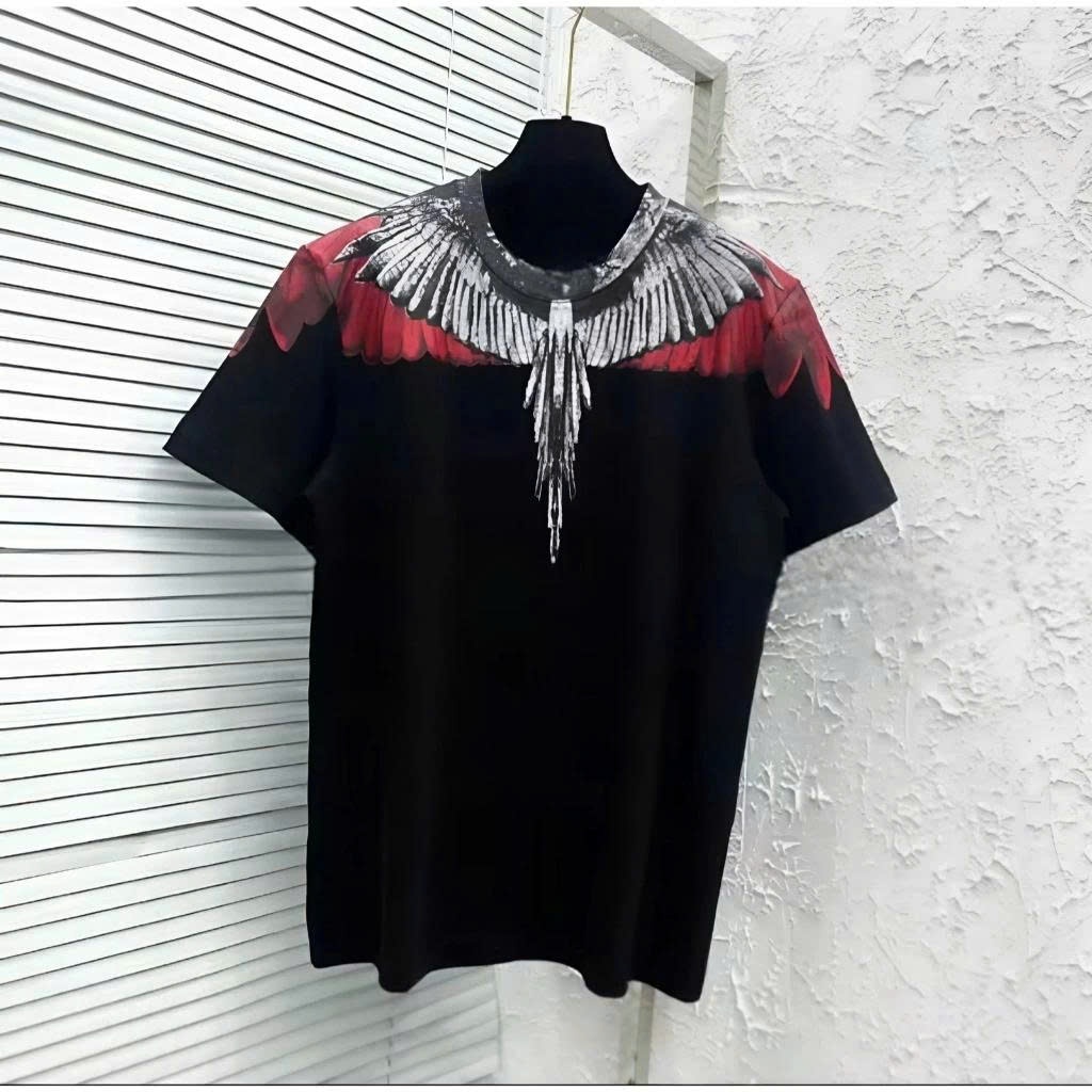 Áo phông Burlon Cánh chin đại bàng tràn cổ cực Chất,vải cotton mềm mịn,thoáng mát