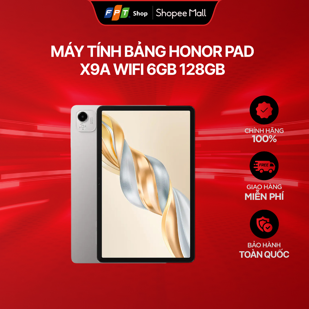 [Kèm bàn phím trong hộp] Máy tính bảng Honor Pad X9a WiFi 6GB 128GB, Bảo hành 18 tháng