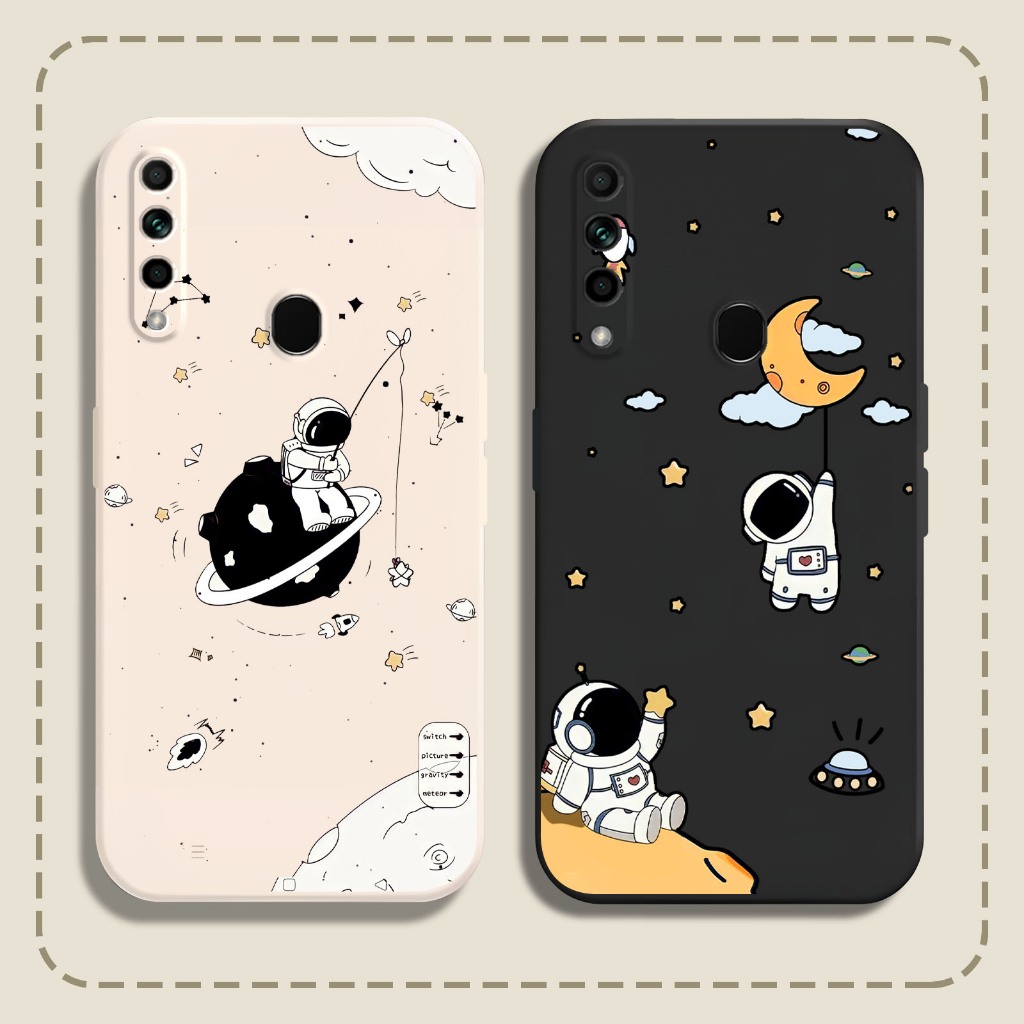 Ốp lưng Oppo A8 / A31 in hình Nasa vũ trụ cạnh viền vuông có bảo vệ camera