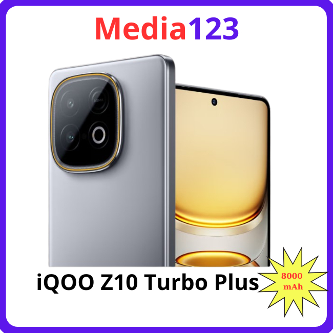 Điện thoại Vivo iQOO Z10 turbo plus Dimen 9400+/pin 8000 mAh /mới full box