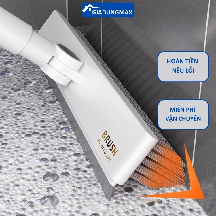 Cây Chà Sàn Nhà Tắm Xoay 180 Độ Nghiêng 45 Độ - Vệ Sinh Tận Góc, Tiện Lợi, Sạch Bóng