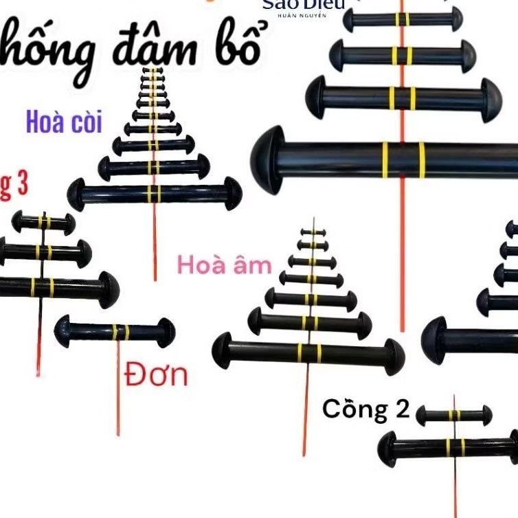 Sáo Diều Full HDPE Nhựa - Bền - Đẹp + Các Dòng Âm từ D10 - D100 Chống Đâm_ Bổ _Đập