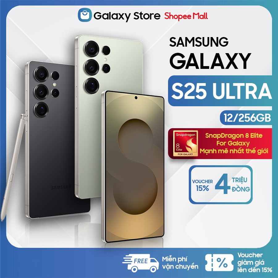 [CÓ MÀU ĐẶC BIỆT] - Điện thoại Samsung Galaxy S25 Ultra 5G 12/256GB chính hãng - Bảo hành toàn quốc