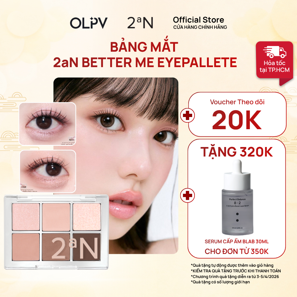 Bảng Màu Mắt 2AN Better Me 4.5g neutral cool warm